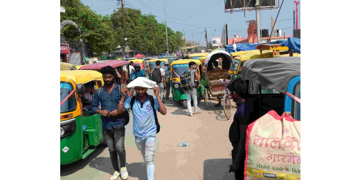 स्टेशन रोड में ऑटो के अवैध पार्किंग से लगता है जाम, नगर निगम बेसुध